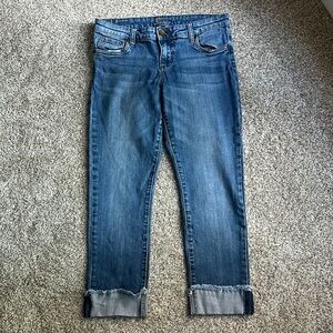KUT Ankle Cuffed Jean